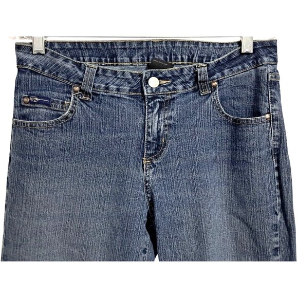 Fubu The Collection Jeans Womens 9/10 Blue Denim Bootcut Stretch Casual - Picture 6 of 12